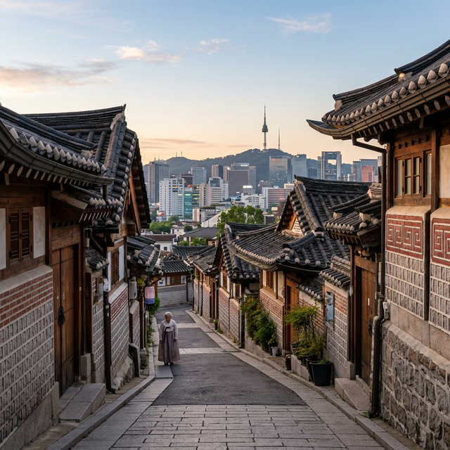 A Bukchon vs Jeonju scene