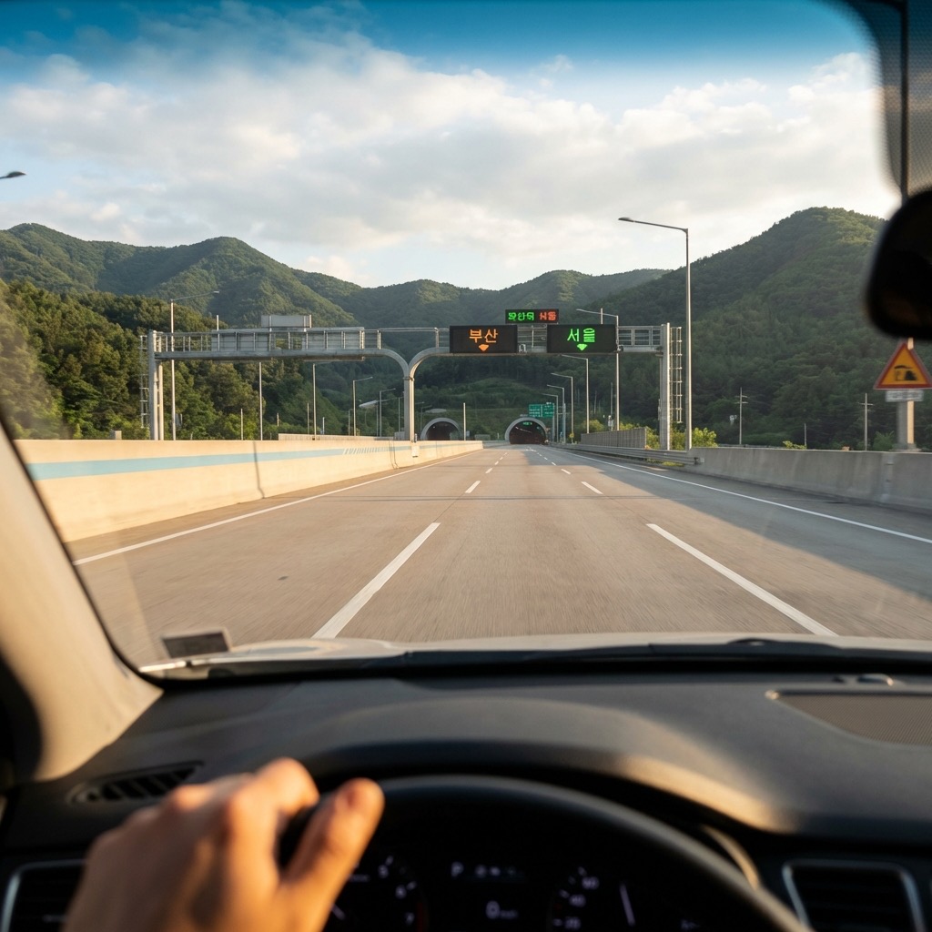 A Driving in South Korea scene