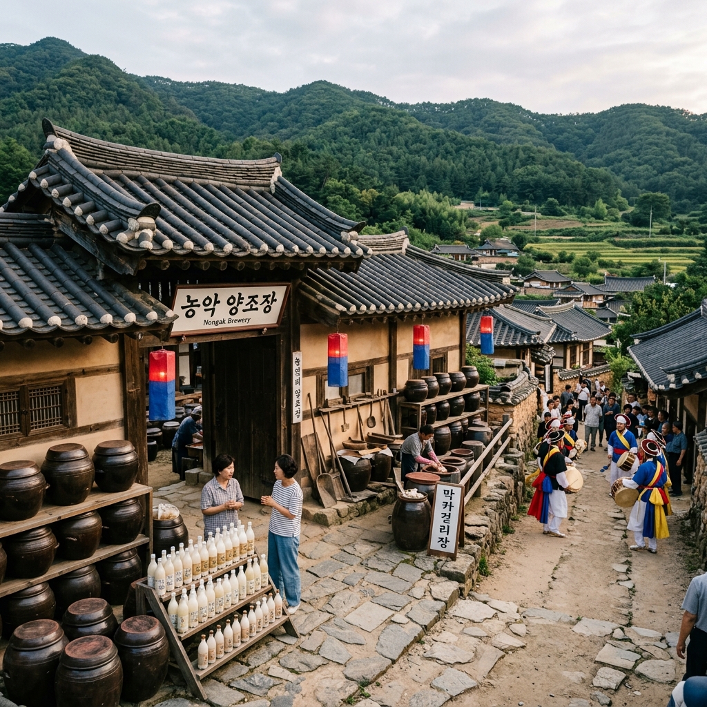 Nongak Brewery Visit: Inside Korea's First Commercial Makgeolli Brand