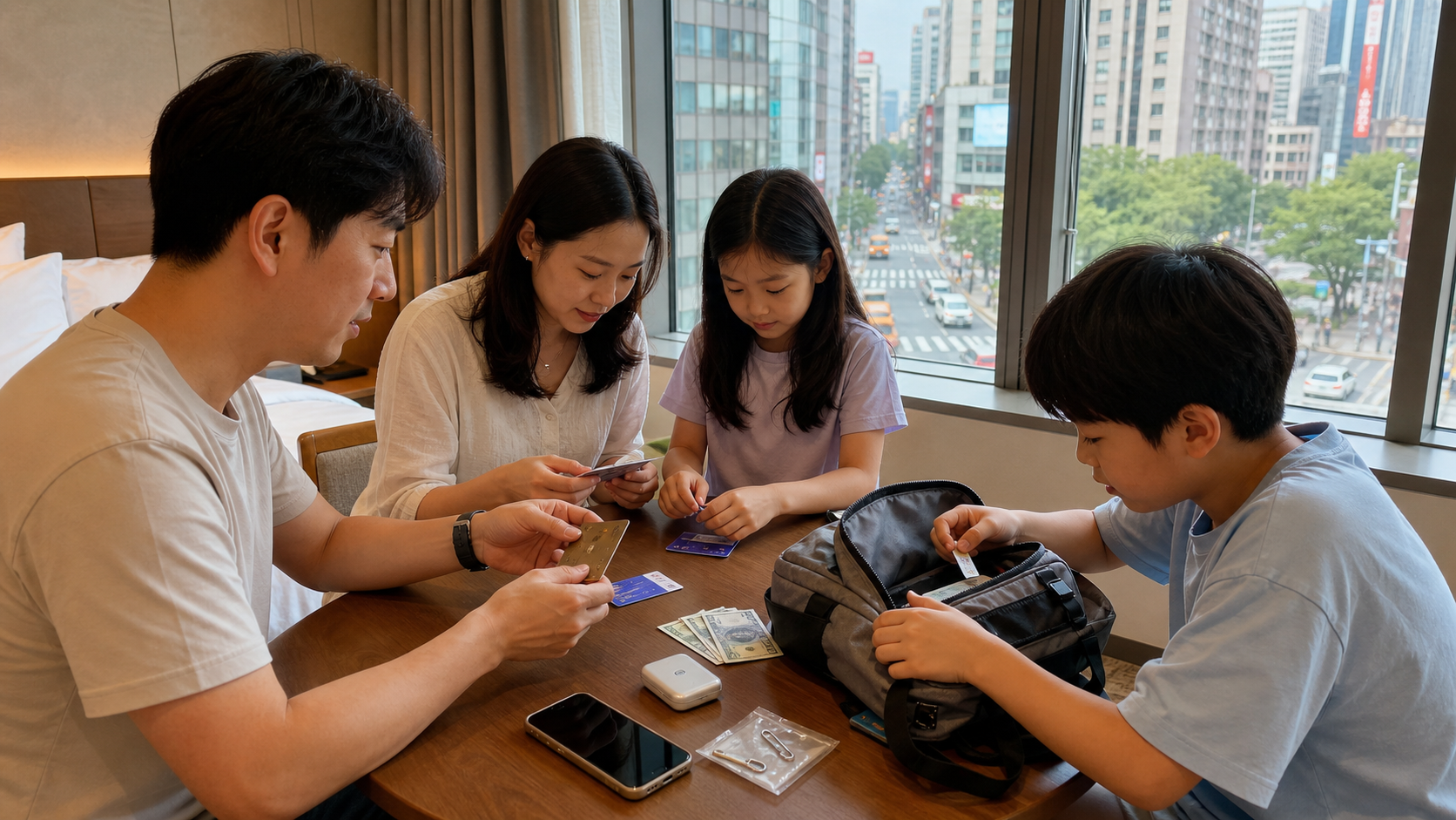 Korea Family Trip First Day Setup Guide