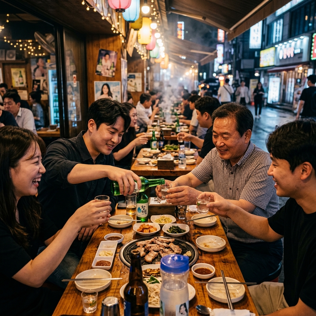 Korean Bar Etiquette: Pouring, Toasting & Drinking Customs You Must Know