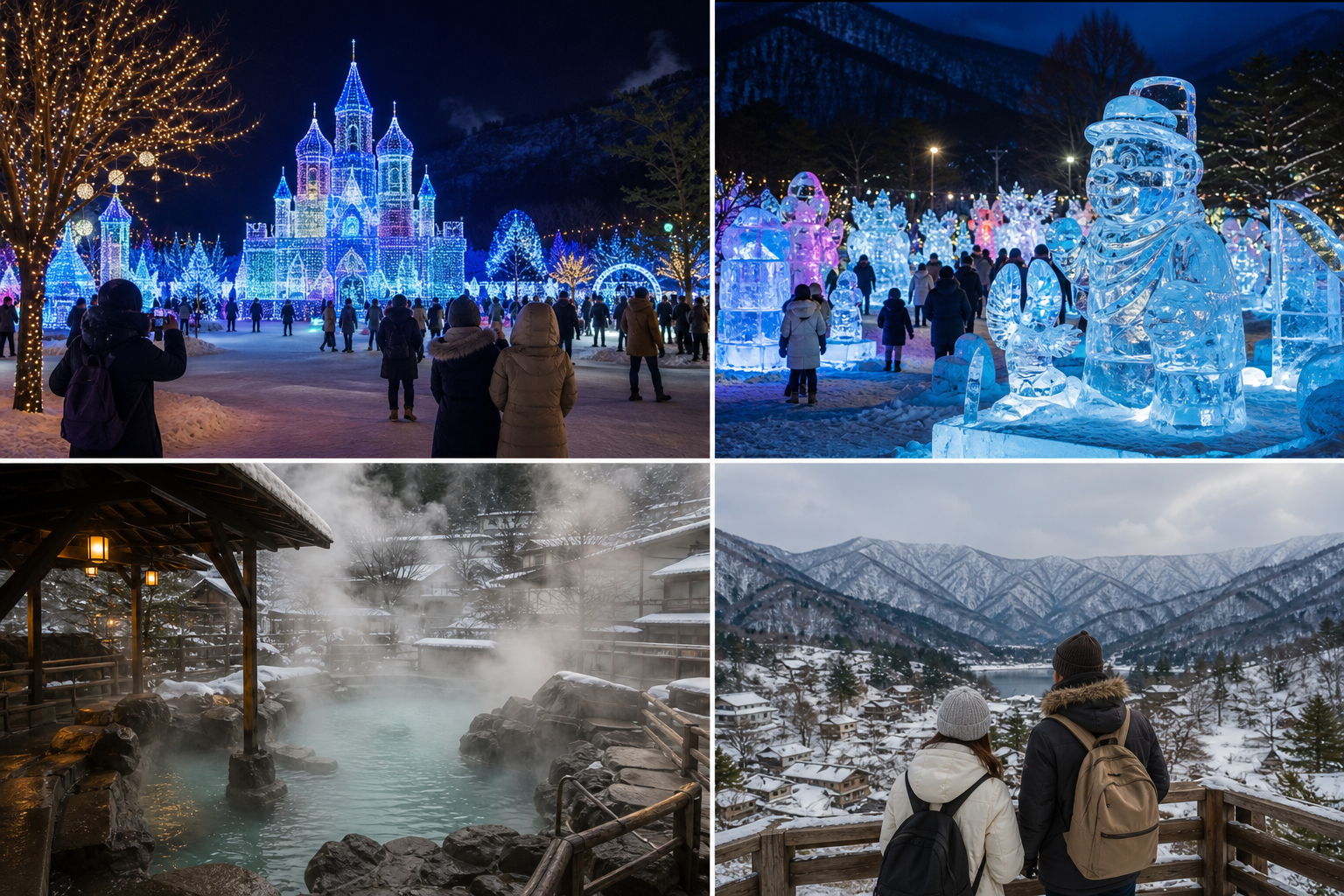 Korea Winter Wonderland: Ice Festivals, Snow and Onsen Season