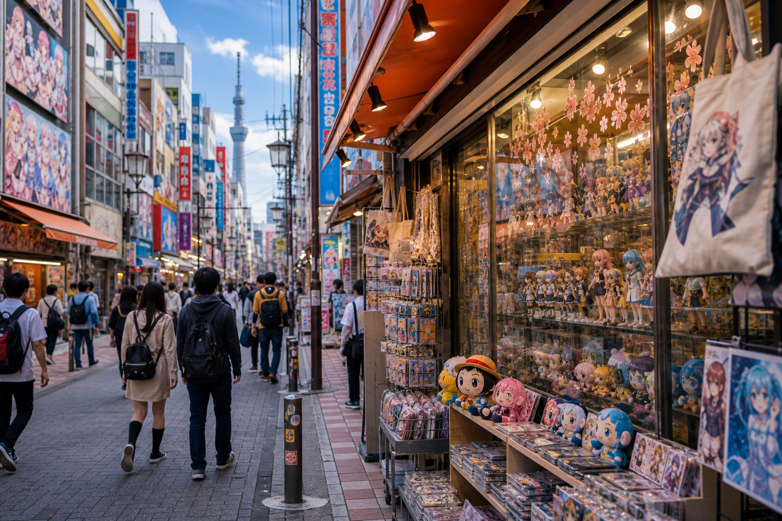 Anime travel route across Japan for One Piece, Naruto, and Dragon Ball fans