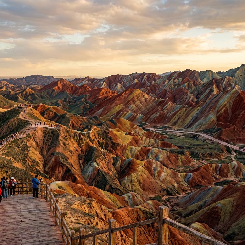 Zhangye Danxia Rainbow Mountains: How to Get There & Best Viewing