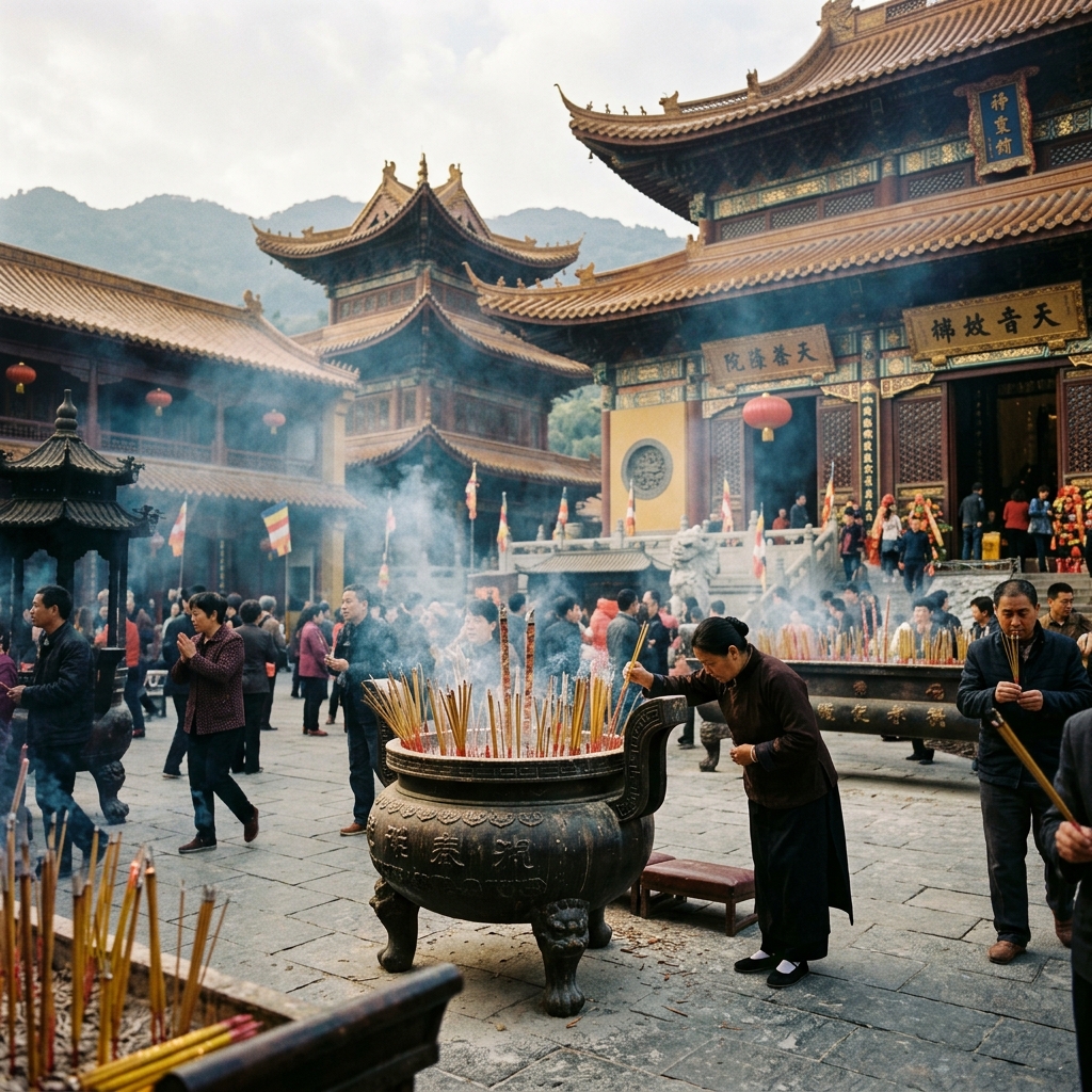 Religious Sites in China: Buddhist, Taoist & Confucian Temple Visits