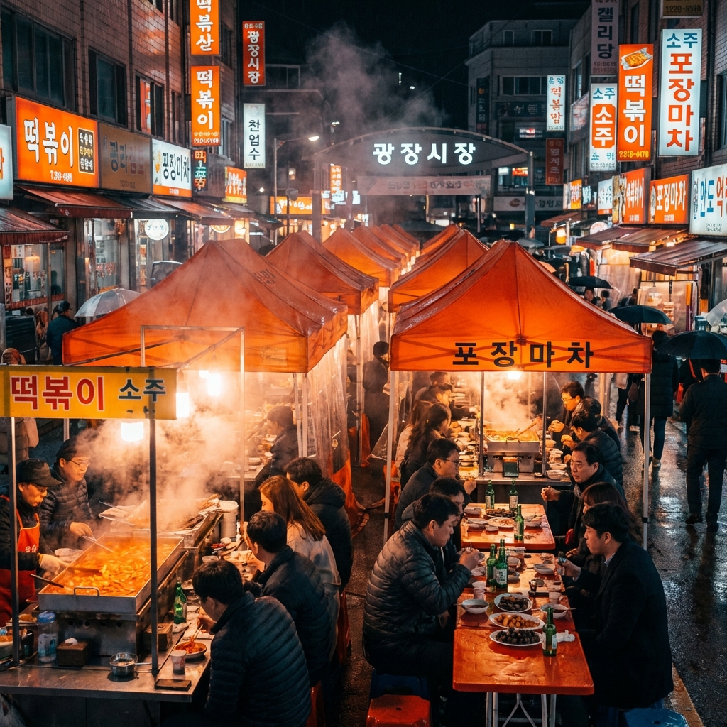 Seoul Late Night Food Street