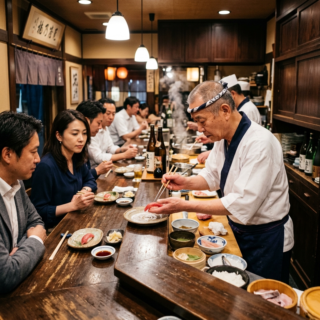 Sushi Etiquette in Japan: Omakase, Kaitenzushi & How to Order Right