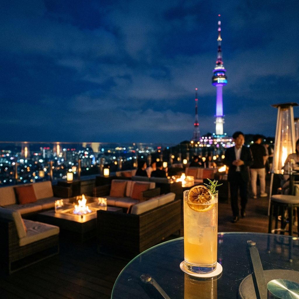 Seoul Skyline Rooftop Bar