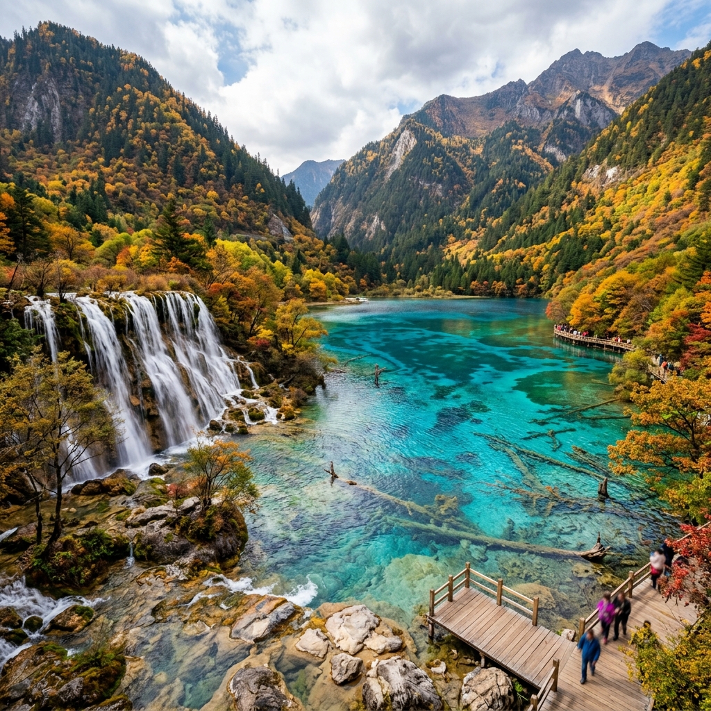 Jiuzhaigou Valley Sichuan: Colorful Lakes, Waterfalls & Visiting Tips