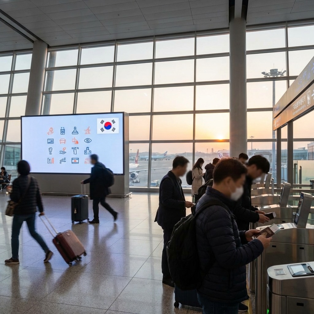 A South Korea Visa Requirements 2025 scene