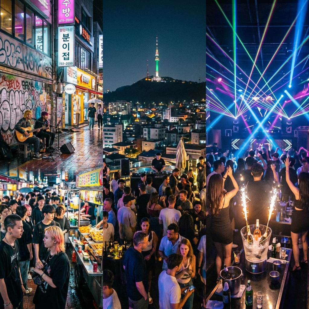 Seoul Nightlife Comparison Montage