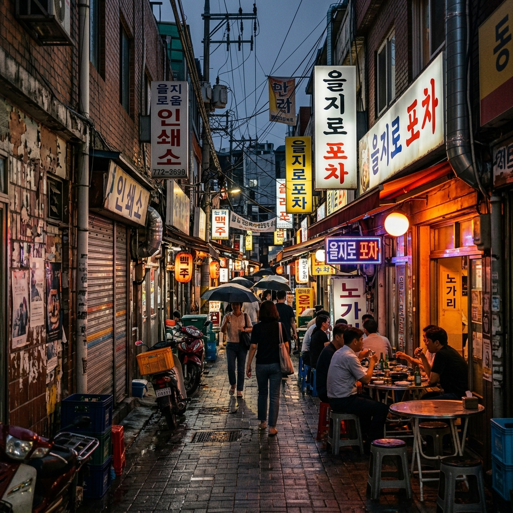 A Hidden Alleys of Euljiro scene