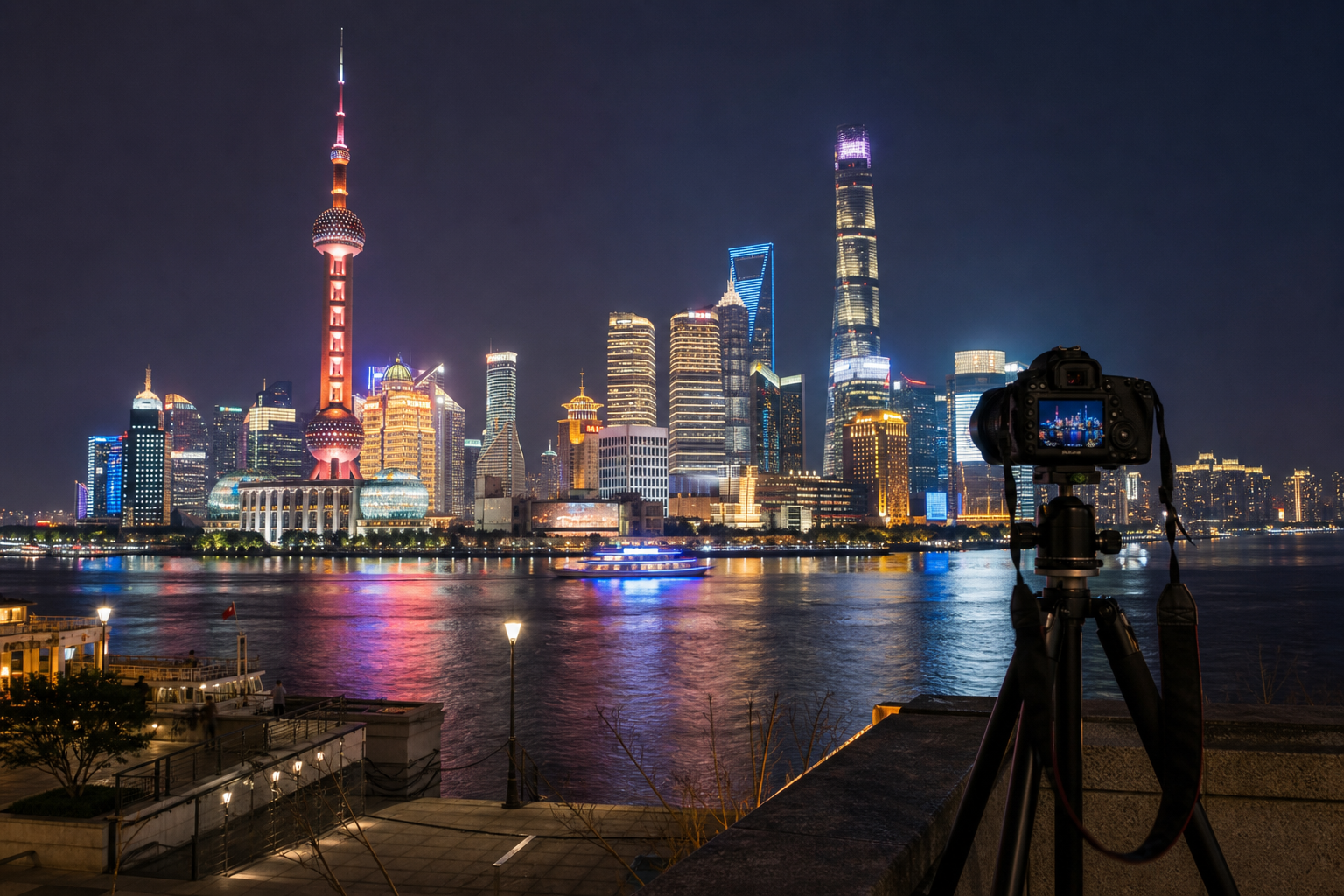 Shanghai Bund at Night: Camera Settings & Best Vantage Points