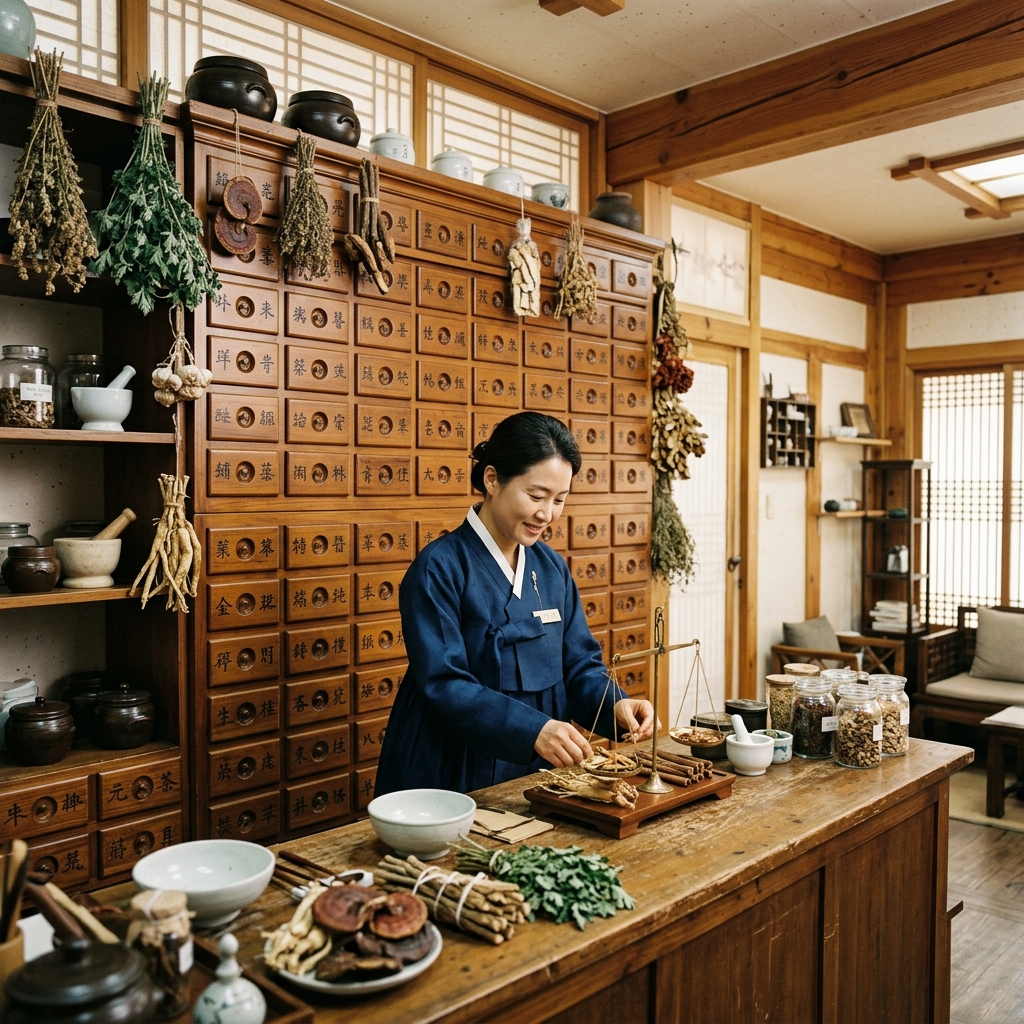 Korean Traditional Medicine (Hanbang) for Tourists: Acupuncture & Herbal Therapy