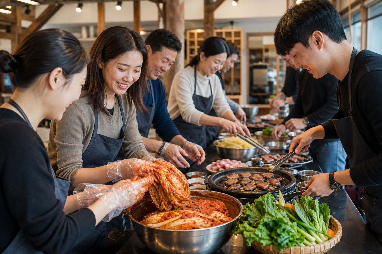 Best Korean Food Experiences for Groups and Team Building