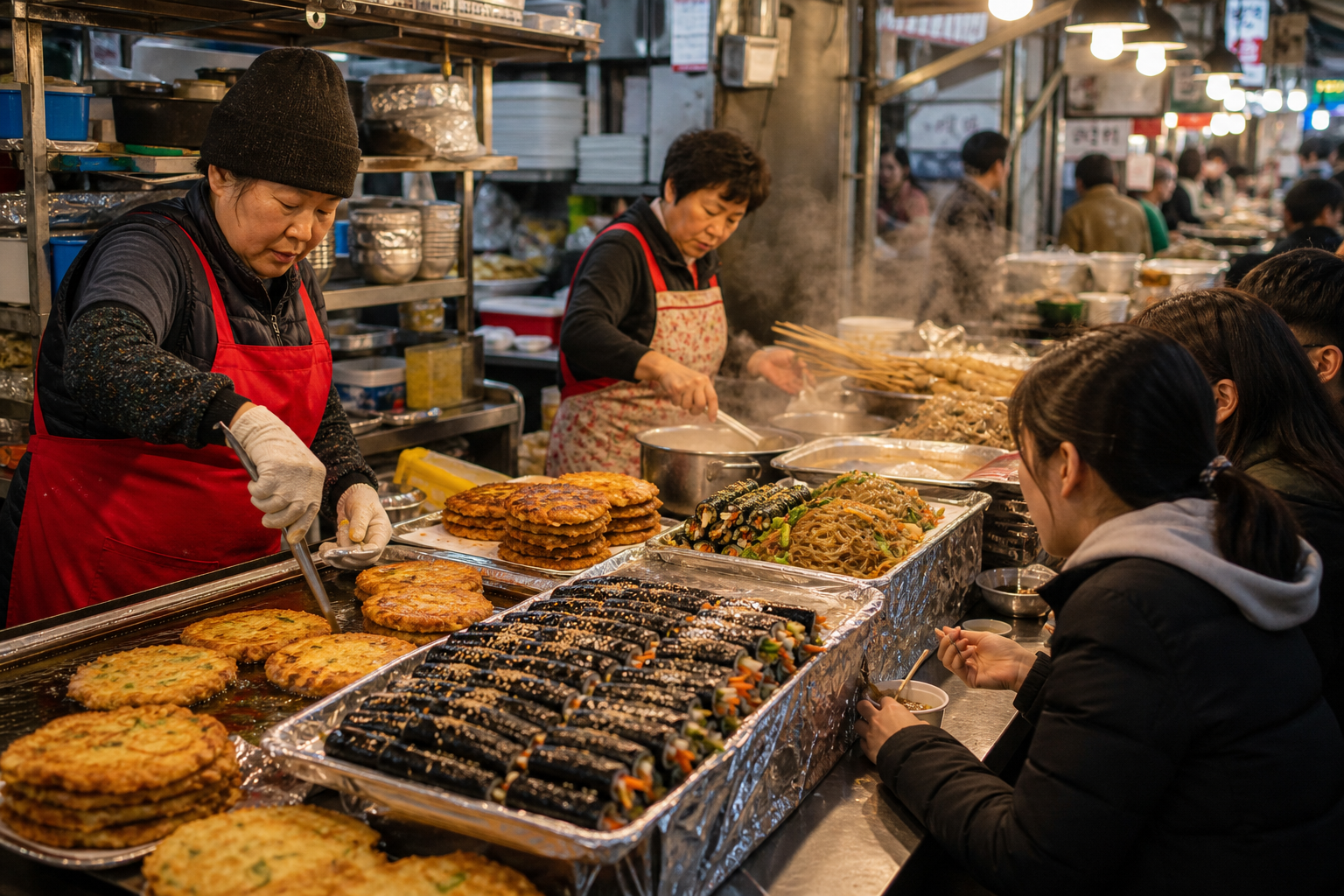 Market-to-Table Cooking in Seoul: Gwangjang Market + Lesson Combos