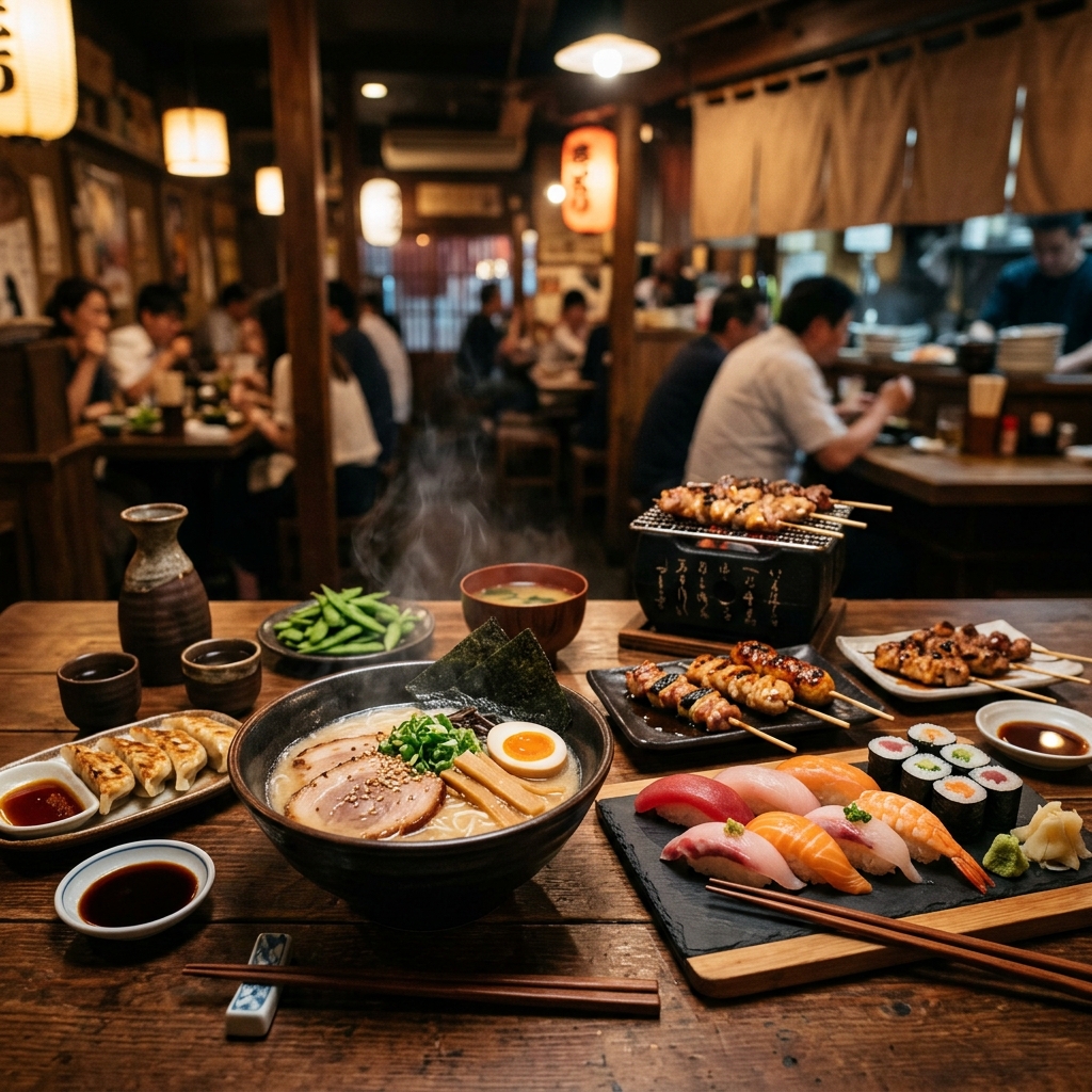 Japanese Food Guide: Ramen, Sushi, Yakitori & What to Eat and Where