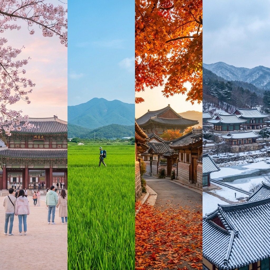A Best Time to Visit South Korea scene