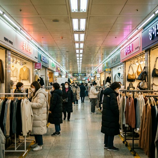 A How to Navigate Underground Shopping Malls in Korea scene