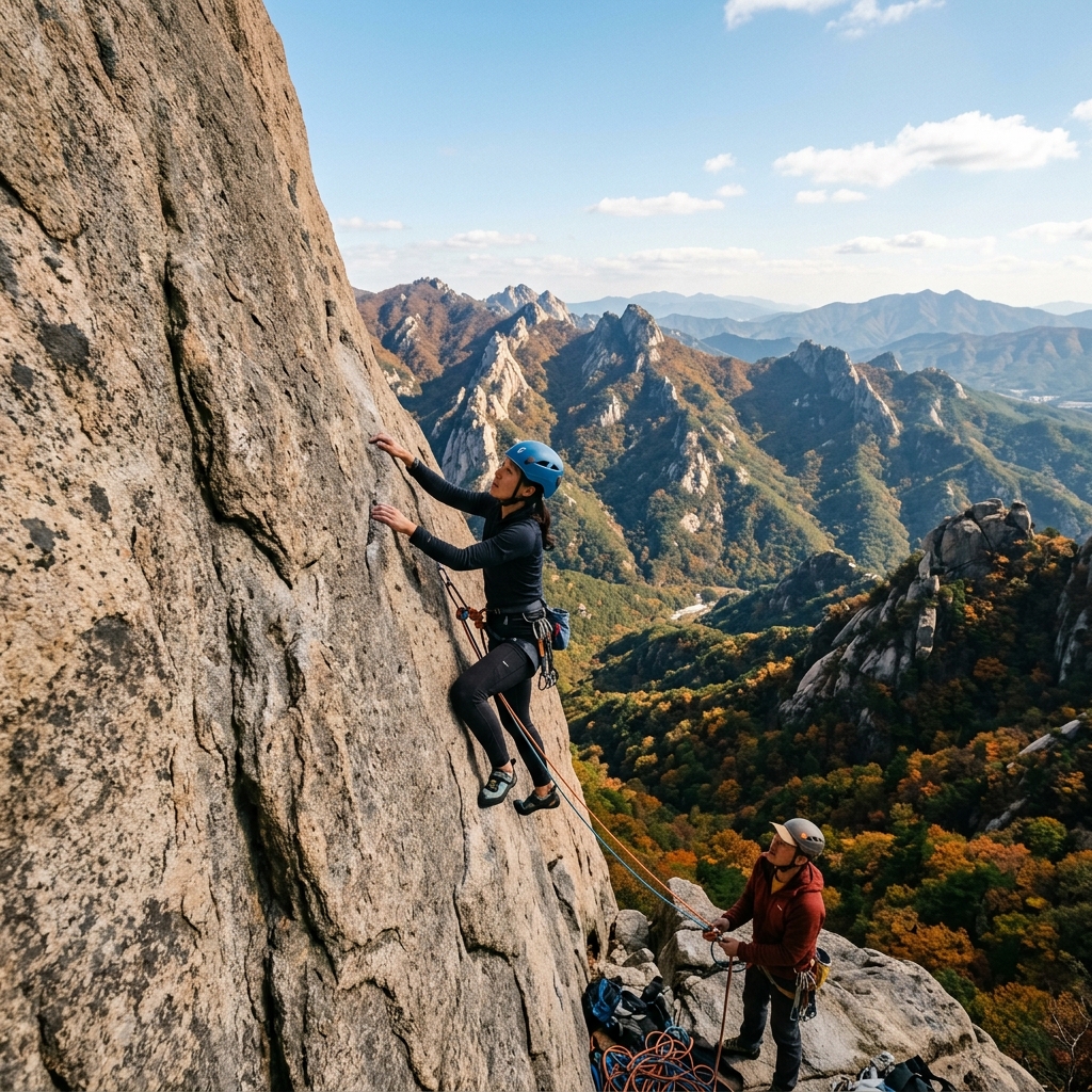 Rock Climbing in Korea: Best Indoor Gyms and Outdoor Crags